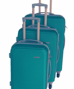 3 Piece Hard Outer Shell Luggage Set - 30inch - Dark Green