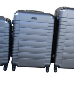 3 Piece Holiday Luggage Set - 30 inch - Dark Grey