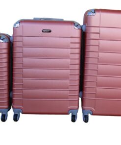 3 Piece Holiday Luggage Set - 30 inch - Dark Rose Gold