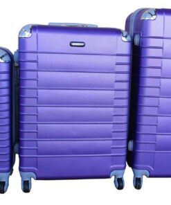 3 Piece Holiday Luggage Set - 30 inch - Purple
