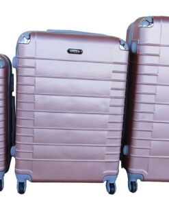 3 Piece Holiday Luggage Set - 30 inch - Rose Gold