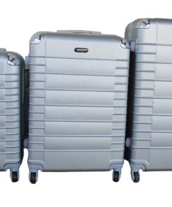 3 Piece Holiday Luggage Set - 30 inch - Silver