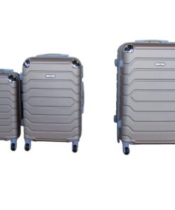 3 Piece Luggage Set 26" 22" 18" - Gold