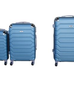 3 Piece Luggage Set 26" 22" 18" - Light Blue
