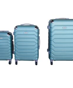 3 Piece Luggage Set 26" 22" 18" - Light Green