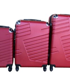 3 Piece Luggage Set - 27 inch - Red