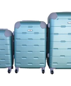 3 Piece Luggage Set - Apple Green