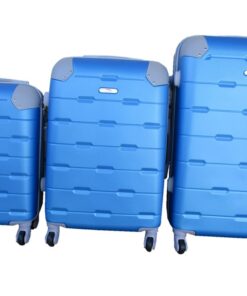 3 Piece Luggage Set - Blue