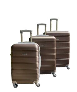 3-Piece Luggage Set-Bronze Finish