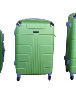 3 Piece Luggage Set - Green