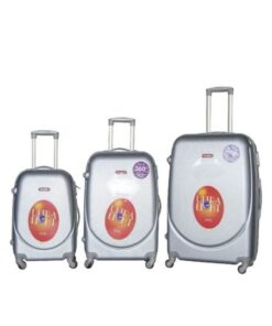 3 Piece Luggage Set - Grey