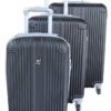 3 Piece Mooistar 27 inch Travel Luggage Suitcase Bag Set - Black