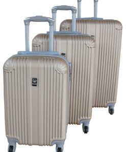 3 Piece Mooistar 27 inch Travel Luggage Suitcase Bag Set - Gold