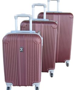 3 Piece Mooistar 27 inch Travel Luggage Suitcase Bag Set - Maroon