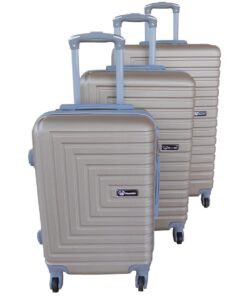 3 Piece Mooistar 28 inch Travel Luggage Suitcase Bag Set - Gold