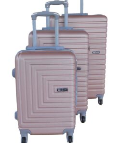 3 Piece Mooistar 28 inch Travel Luggage Suitcase Bag Set - Rose Gold
