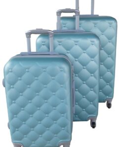 3 Piece Mooistar 29 inch Travel Luggage Suitcase Bag Set - Aqua Green