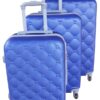 3 Piece Mooistar 29 inch Travel Luggage Suitcase Bag Set - Blue