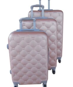 3 Piece Mooistar 29 inch Travel Luggage Suitcase Bag Set - Rose Gold