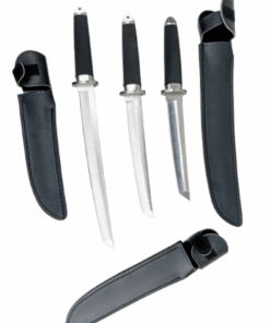 3 Piece TANTO 7'' & 8.5'' & 11'' inch Blade Hunting knife with Sheath