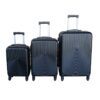 3 Piece Travel 27- Inch Luggage Suitcase Bag Set - Stylish - Black