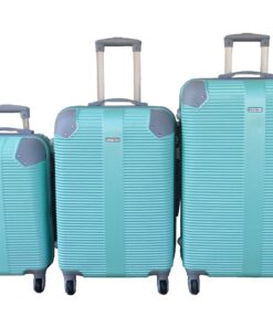 3-Piece Travel 28-Inch Luggage Suitcase Bag Set - Stylis - Apple Green