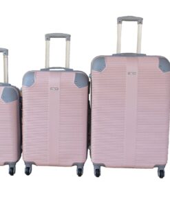 3-Piece Travel 28-Inch Luggage Suitcase Bag Set - Stylis - Cream White