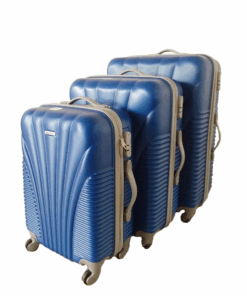 3-Piece Travel 28-Inch Luggage Suitcase Bag Set - Stylish - Blue