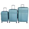 3-Piece Travel 28-Inch Luggage Suitcase Bag Set - Stylish - Green
