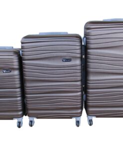 3 Piece Travel 30" Luggage Suitcase Bag Set-Stylish - Brown