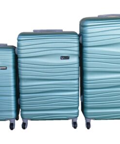 3 Piece Travel 30" Luggage Suitcase Bag Set-Stylish -Light Green