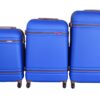 3 Piece Travel Luggage Bag Set - Light Blue