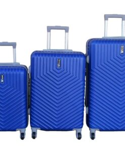 3-Piece Travel Luggage Suitcase Bag Set-Stylish, And Convenient - Blue