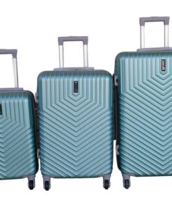 3-Piece Travel Luggage Suitcase Bag Set-Stylish, and Convenient-Green
