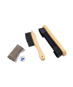 3 Pieces Billiards Table Brush Cue Shaft Cleaner Cloth Pool Rail Brush