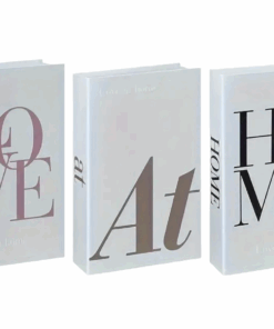 3 Pieces Decoration Hard Cover Style Prop Book Ornaments