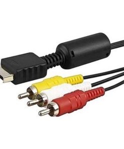 3-RCA AV Video & Audio Cable for PlayStation 2 & 3