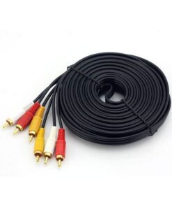 3 RCA Male to 3 RCA Male AV Cable 20M