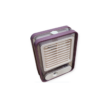 3-speed Wind Rechargeable Air Conditioning Desk Fan - Purple, White