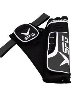 3 Tubes Adjustable Oxford Archery Quiver Bag - Black