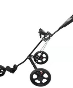 3 Wheel Golf Push Cart - Black