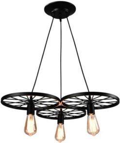 3 Wheel Retro Chandelier Light - D60CM