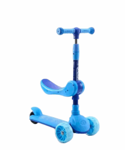 3 Wheeled Scooter for Kids - Stand and Cruise - Blue