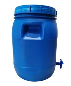 30 Litre Open Head/Top Screw Drum with Tap - Blue