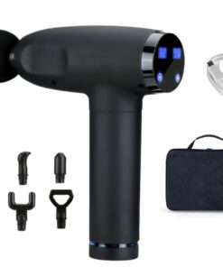 30 Speeds Adjustable Speeds Therapy Deep Tissue Muslce Massage Gun - Black