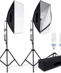 300W Fluorescent Softbox Light Kit