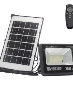 30W SMD Solar LED Flood Light-Black