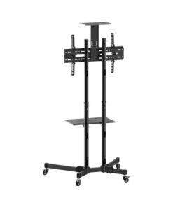 32''- 65'' Mobile TV Cart Floor Stand Mount