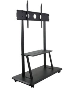 32''-70'' Height-Adjustable Mobile TV trolley with Wheels -XF0647