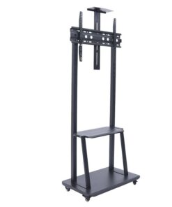 32''- 75'' Mobile Floor TV Mount Stand with Wheels -XF0646